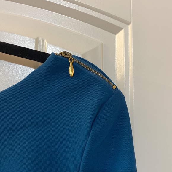 Teal Blue mini dress - Picture 2 of 5